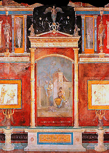 Afresco Romano – Palácio Massimo – 30 a.C.