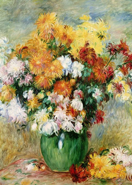 Renoir - Crisântemos - 1881