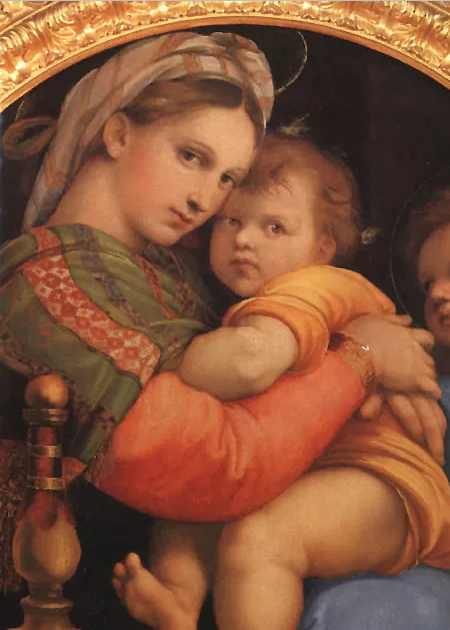 Madona sentada – Rafael – 1514-15
